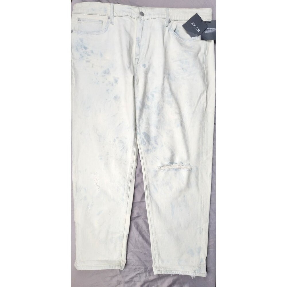 Joes Jeans - The Diego Mens Distressed Light Wash Denim Jeans With Bleach Splatt